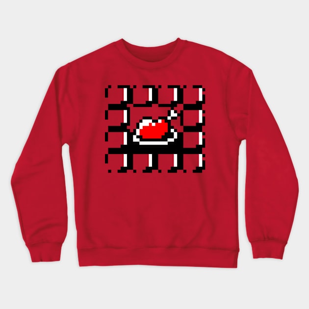 Wall Chicken Crewneck Sweatshirt by RetroPixelWorld